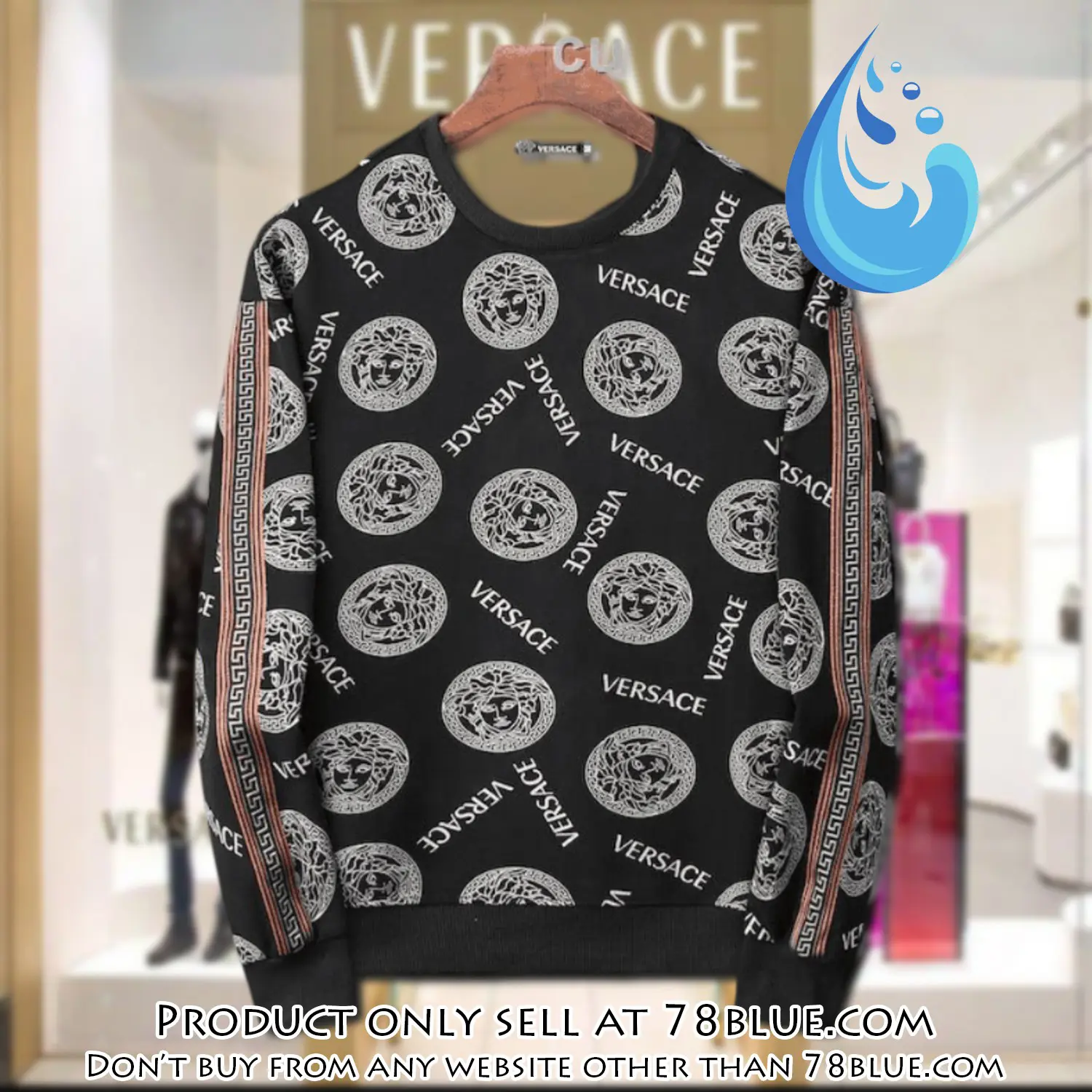 Versace luxury ugly sweater for winter lzu1415 78b1637298